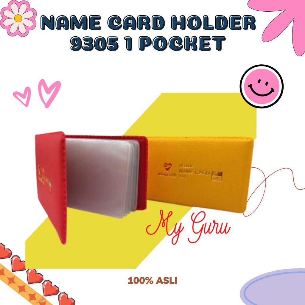 

[PCS] NAME CARD HOLDER 9305 1 POCKET / TEMPAT KARTU NAMA OLEAN CITY*