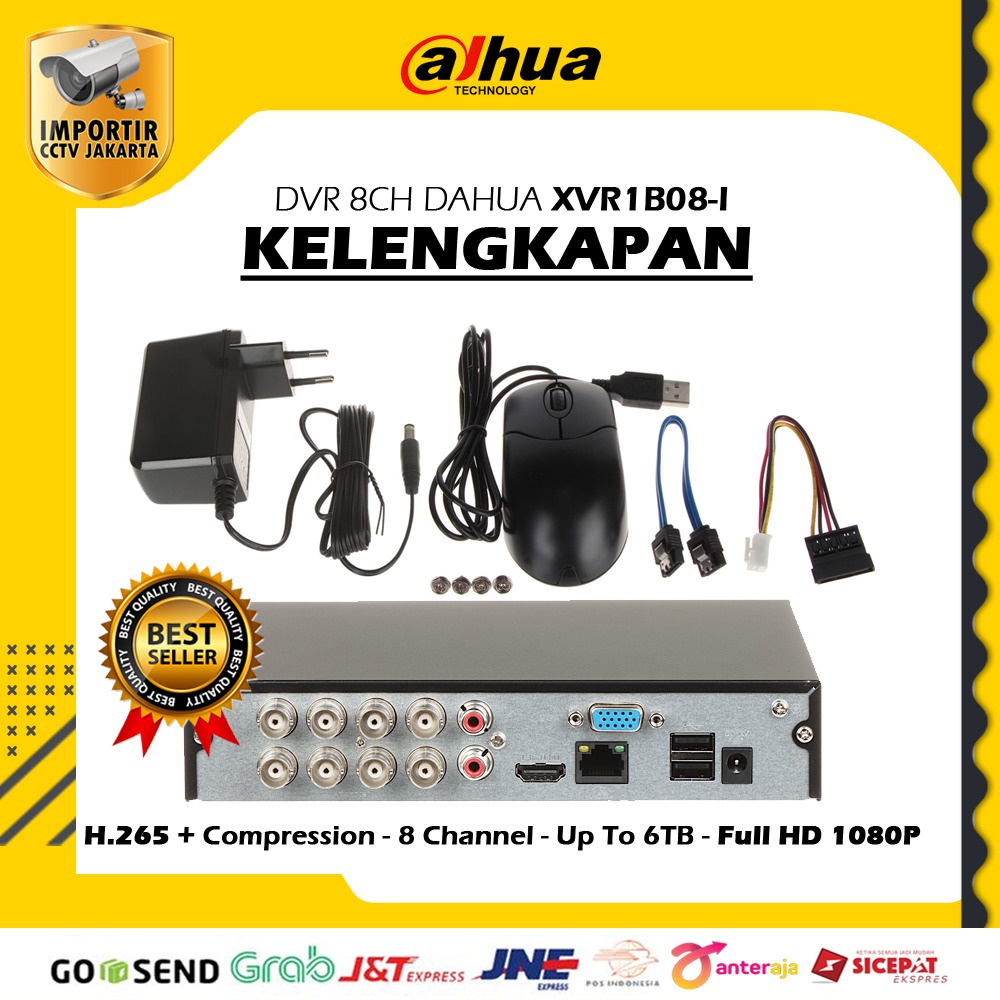 DVR 8ch DAHUA 1B08-I Cooper Series 2MP