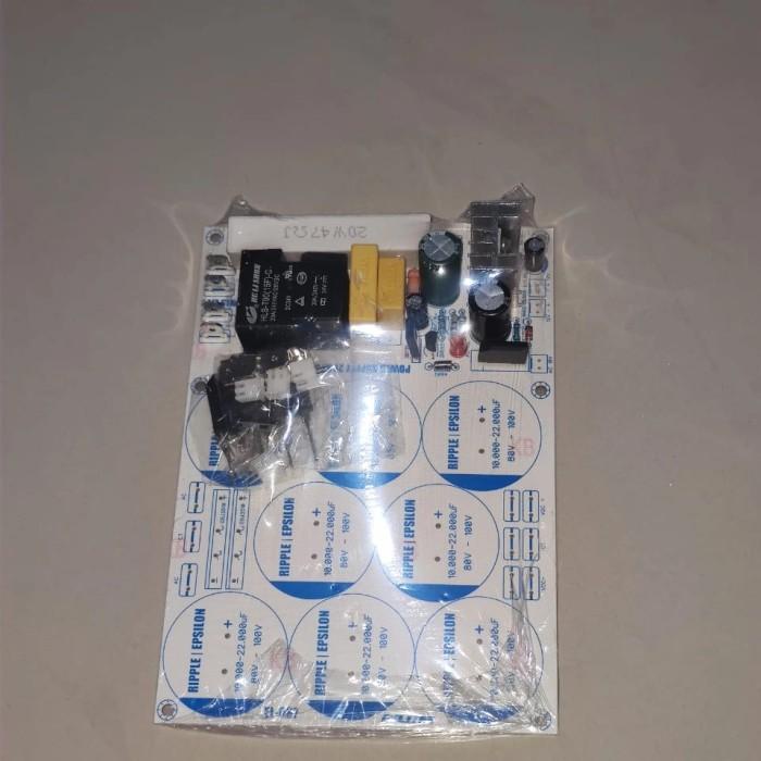 PCB PSU POWER AMPLIFIER PLUS SOFTSTART untuk 8 ELCO