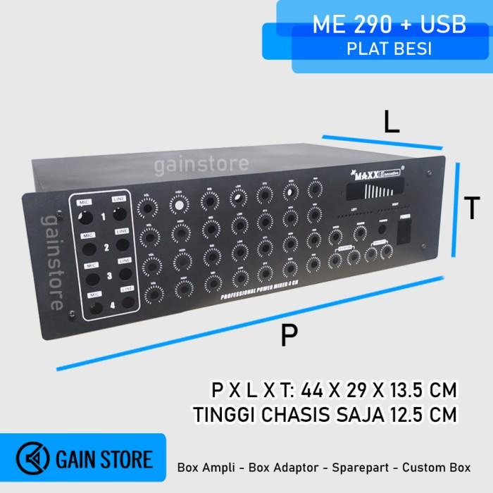 BOX AMPLI AMPLIFIER MIXER 4 CHANNEL MAXX PLAT BESI