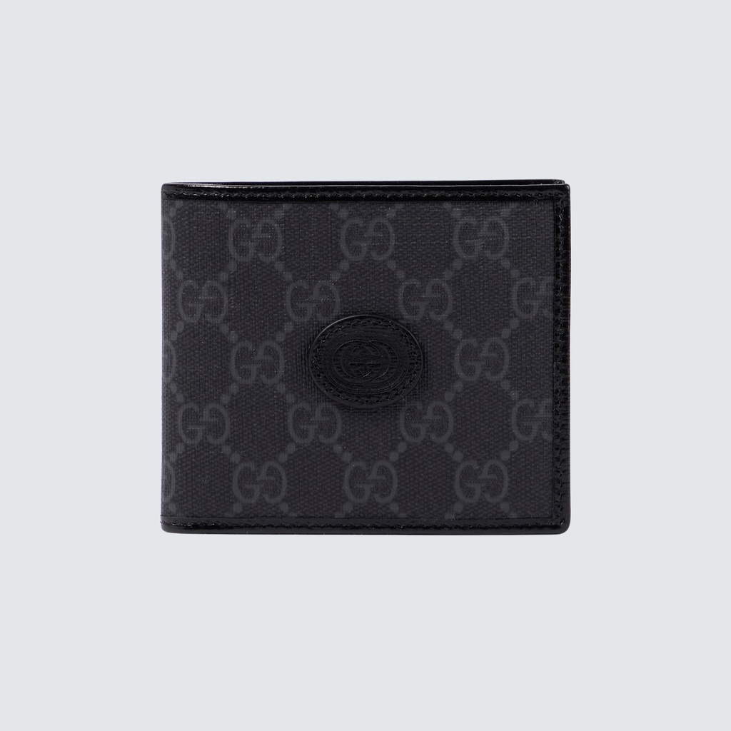 GG Supreme Stamp Wallet Black