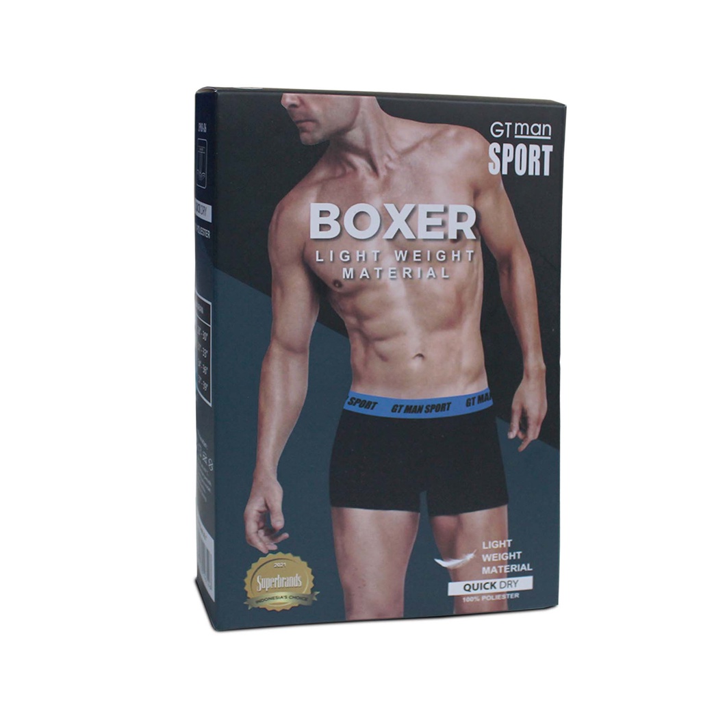 Celana Dalam Underwear Boxer Pria - GT Man SPKB06 Sport SPKB 06 - 1 pcs