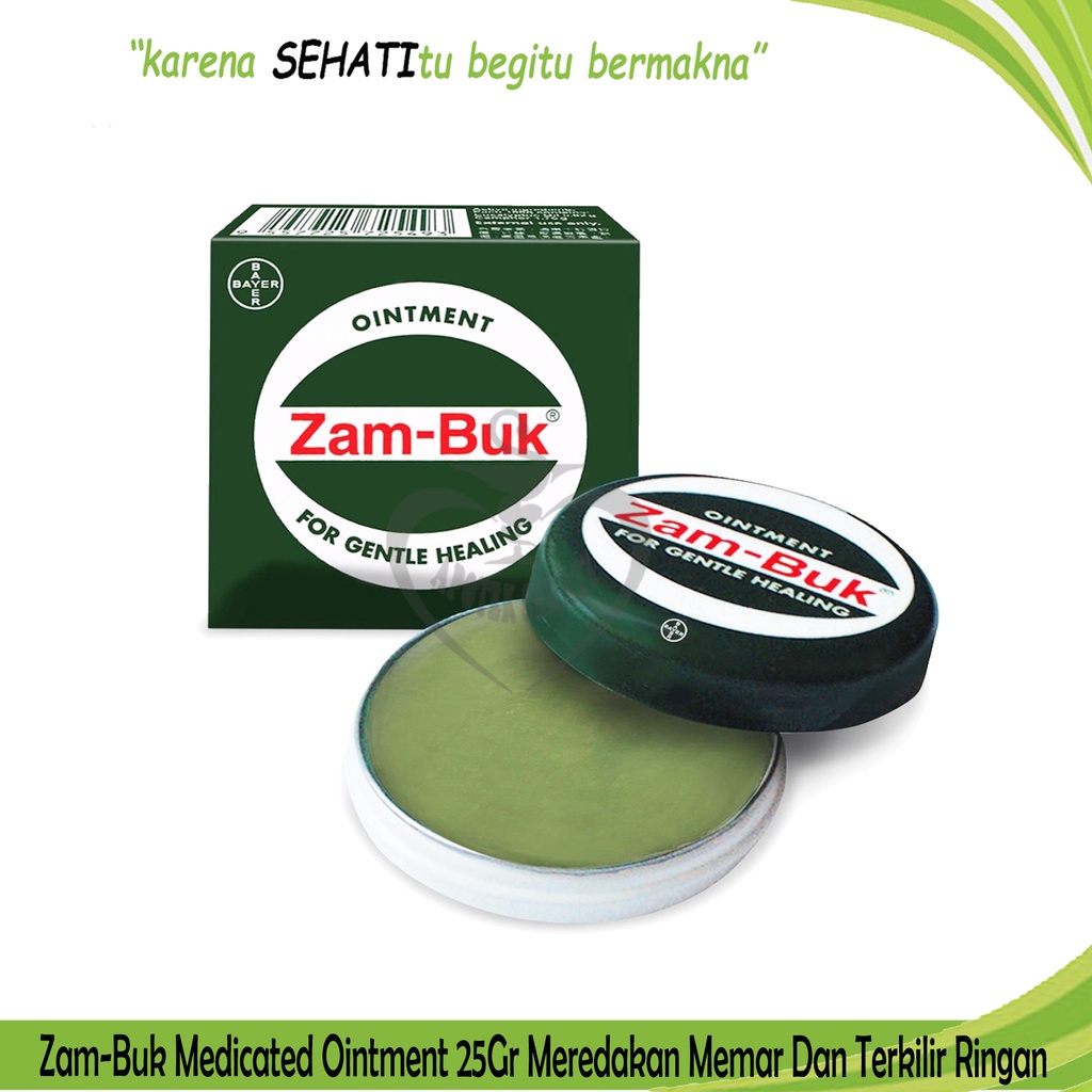 Zambuk Salep Mengobati Luka Memar Kulit Zam-Buk