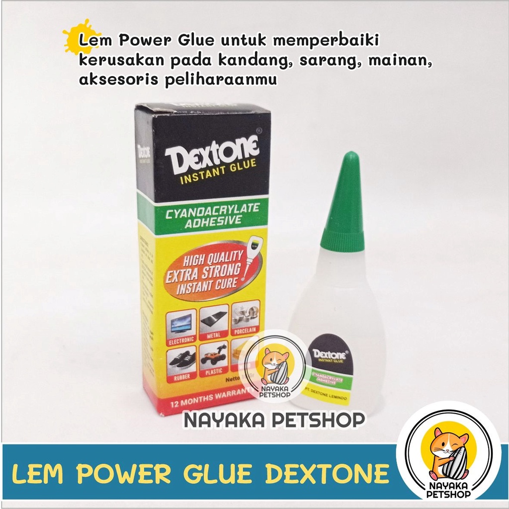 Lem Power Glue Dextone Korea Perekat Serbaguna Perbaikan Sarang Mainan Perbaiki Kandang Hewan Rusak