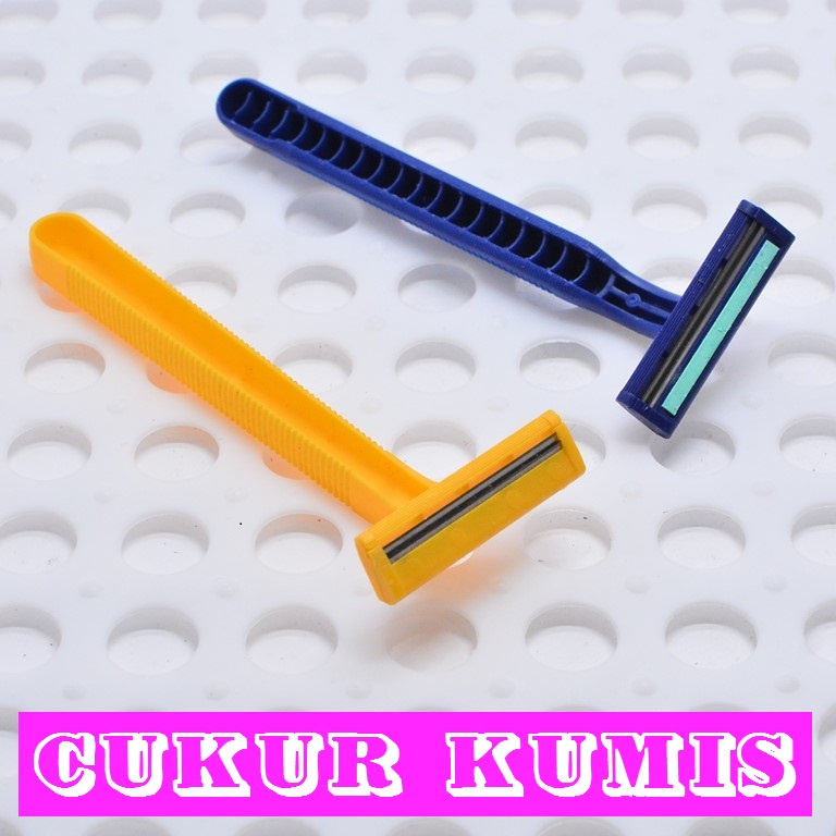 CUKUR KUMIS Cukur Jenggot Mata Dua / Alat Cukur Kumis 2 Mata 3 Mata Pisau Tajam Shaver Alat Cukur Po
