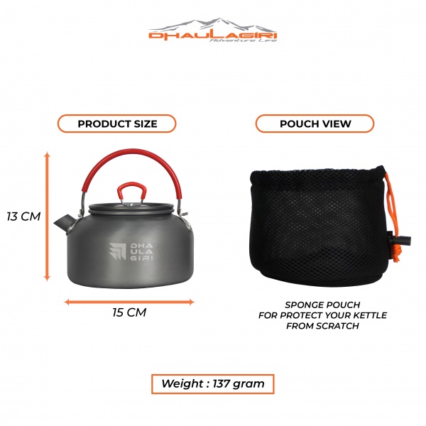 Teko Outdoor Dhaulagiri Kettle 0.8L