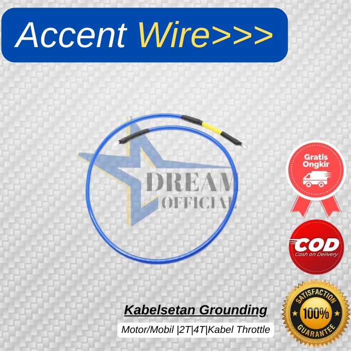 TERMURAH Accent Wire Kabel Grounding Mobil Kabel Original Accent Wire Kabel Grounding Mobil Kabel Se