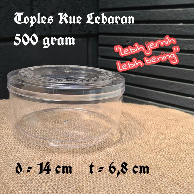 

Toples 500gr bulat kue kering lebaran nastar 1 lusin 500 gram