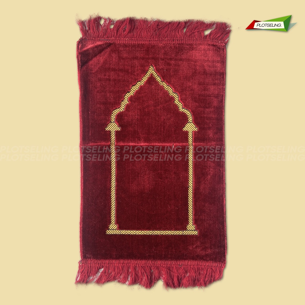 Sajadah Muka Turkey Travel NURTEX SUPER SPIEGEL Plain Mini Ukuran 32 x 61 cm Sejadah Souvenir Umroh Sajadah Dewasa Polos Hari Raya Sajadah Murah Tebal