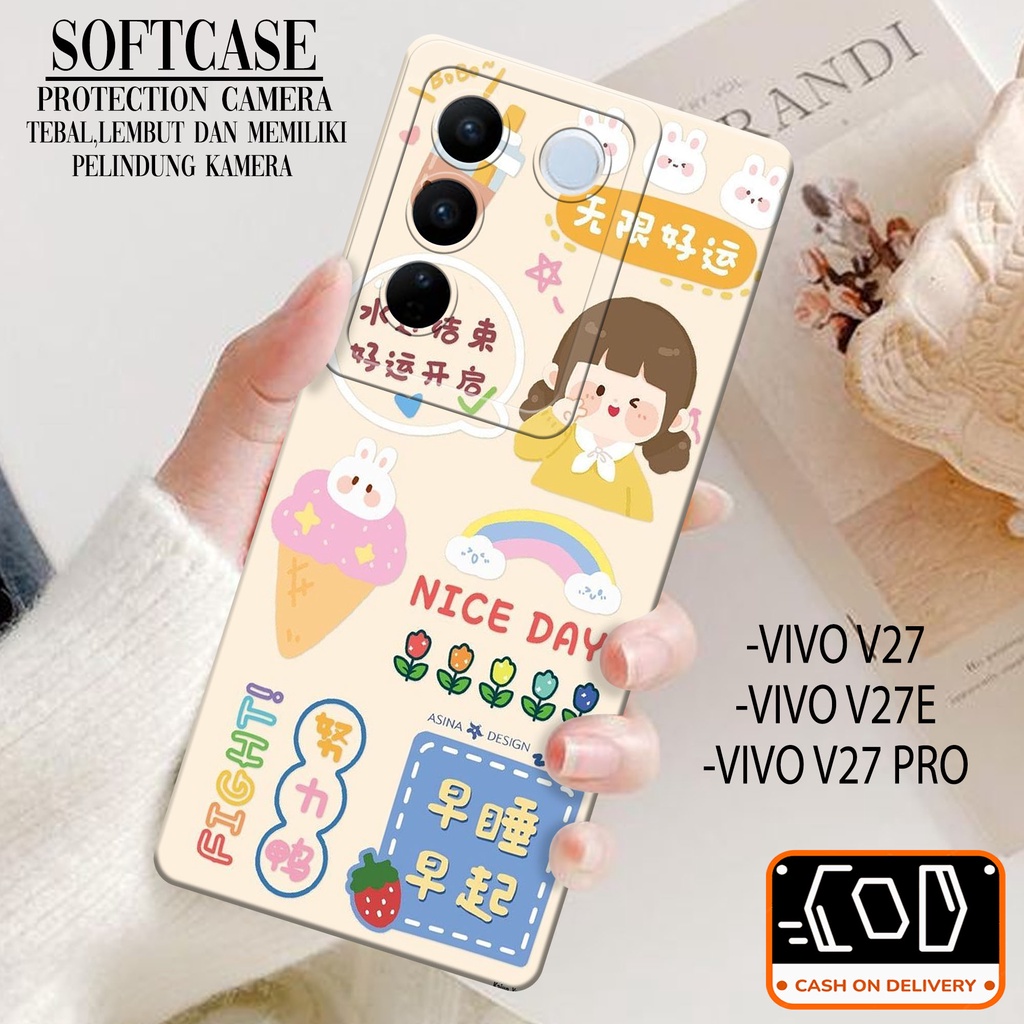 Softcase Vivo V27/V27E/V27 PRO Soft Protection Camera Case Vivo V27/V27E/V27 PRO Terbaru Pelindung B