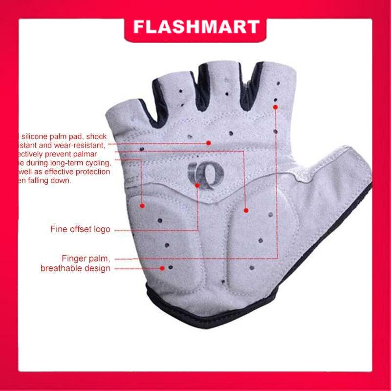 Murah Lebay Flashmart Pearl Izumi Sarung Tangan Half Finger Anti-Slip - S624