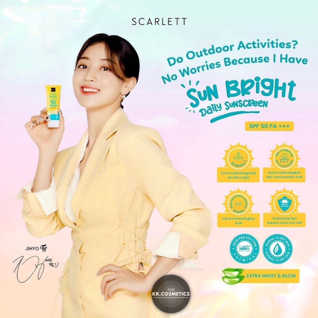 SCARLETT Sunscreen Sun Bright Daily SPF 50 PA+++50ml