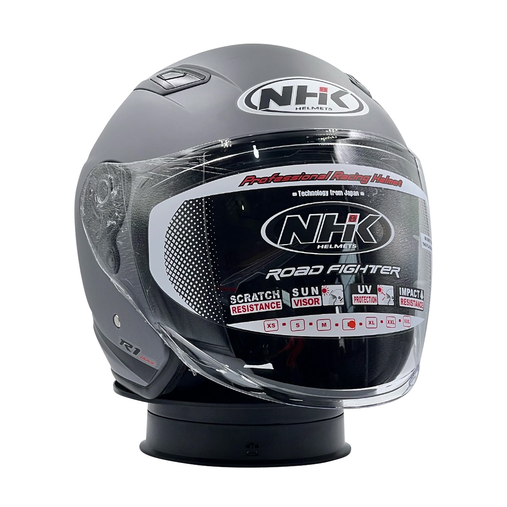 Helm NHK R1 Max SE Solid Dim Grey Doff