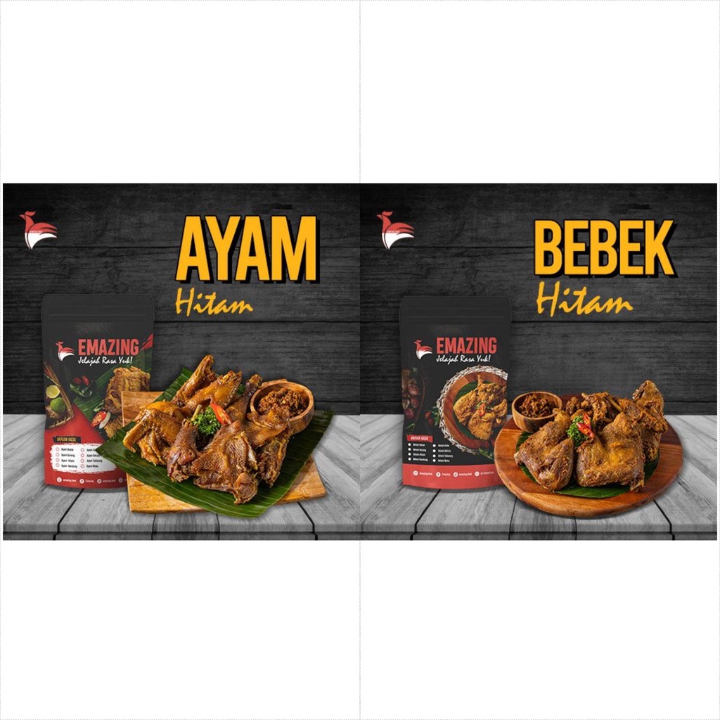 

FROZEN FOOD AYAM / BEBEK KAMPUNG BUMBU HITAM KHAS MADURA 1 EKOR SIAP SAJI EMAZING