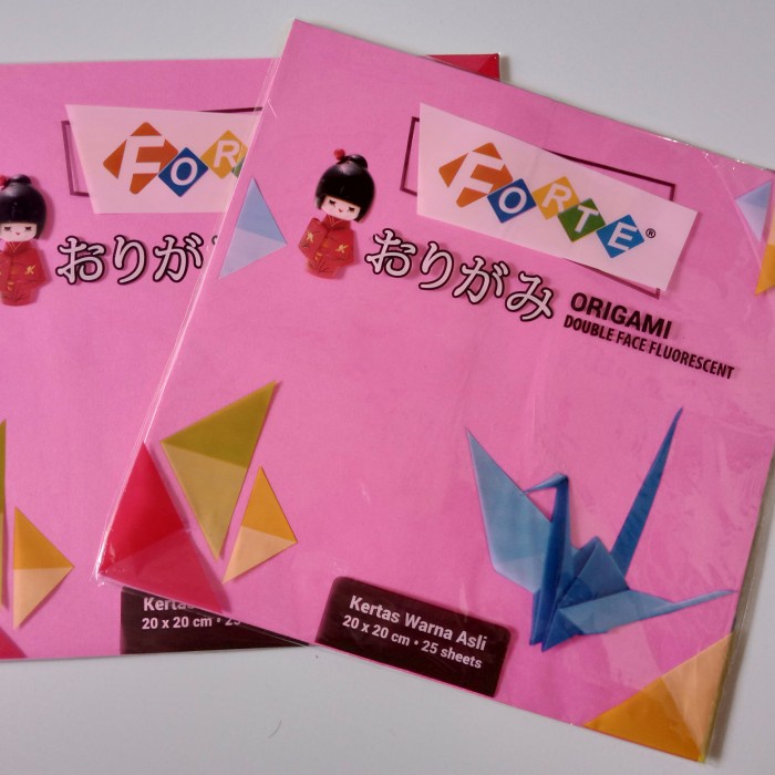 

(PAK) KERTAS ORIGAMI / KERTAS LIPAT 20X20 FORTE