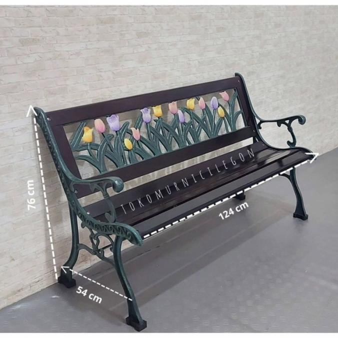 Kursi Teras Kursi Taman Minimalis Kursi Taman 2 Dudukan Kursi Besi