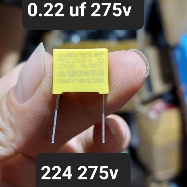 224 220 220n 0.22uf 0.22 220nf 275v kapasitor bukan 400 450 400v 450v
