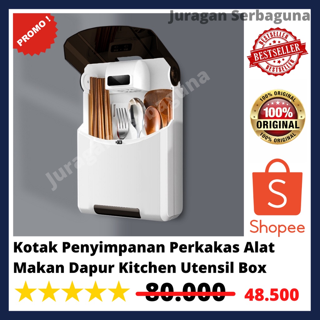 Kotak Penyimpanan Perkakas Alat Makan Dapur Kitchen Utensil Box