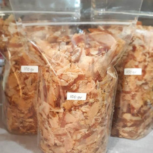 

Terbaru KATSUOBUSHI / CAKALANG SERUT ECER 100gr