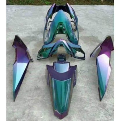 BODY HALUS HONDA BEAT NEW FI ESP ECO STREET 2019 HIJAU BUNGLON CUSTOM WARNA MODIFIKASI