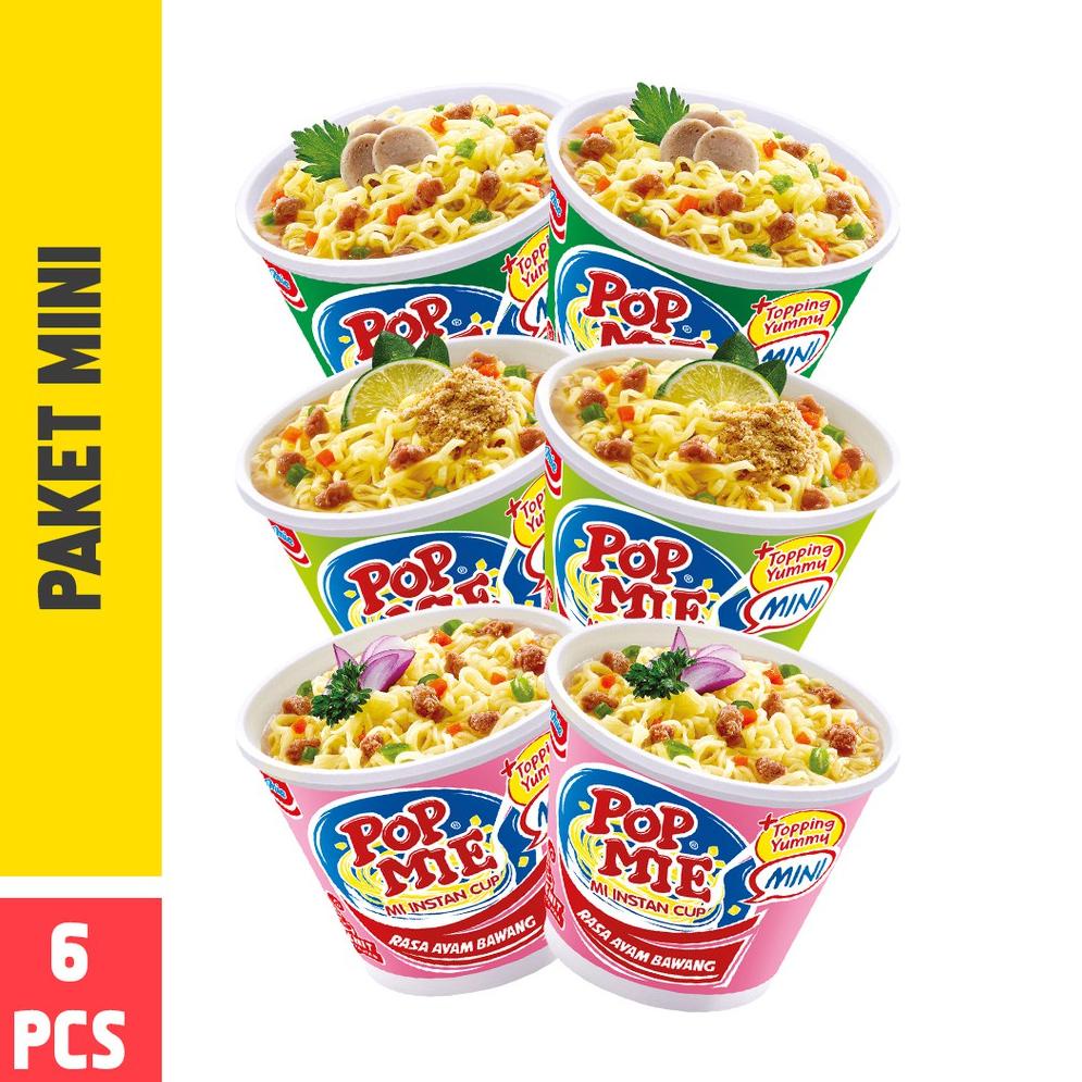 

♠ Pop Mie Paket Mini 6pcs 228gr