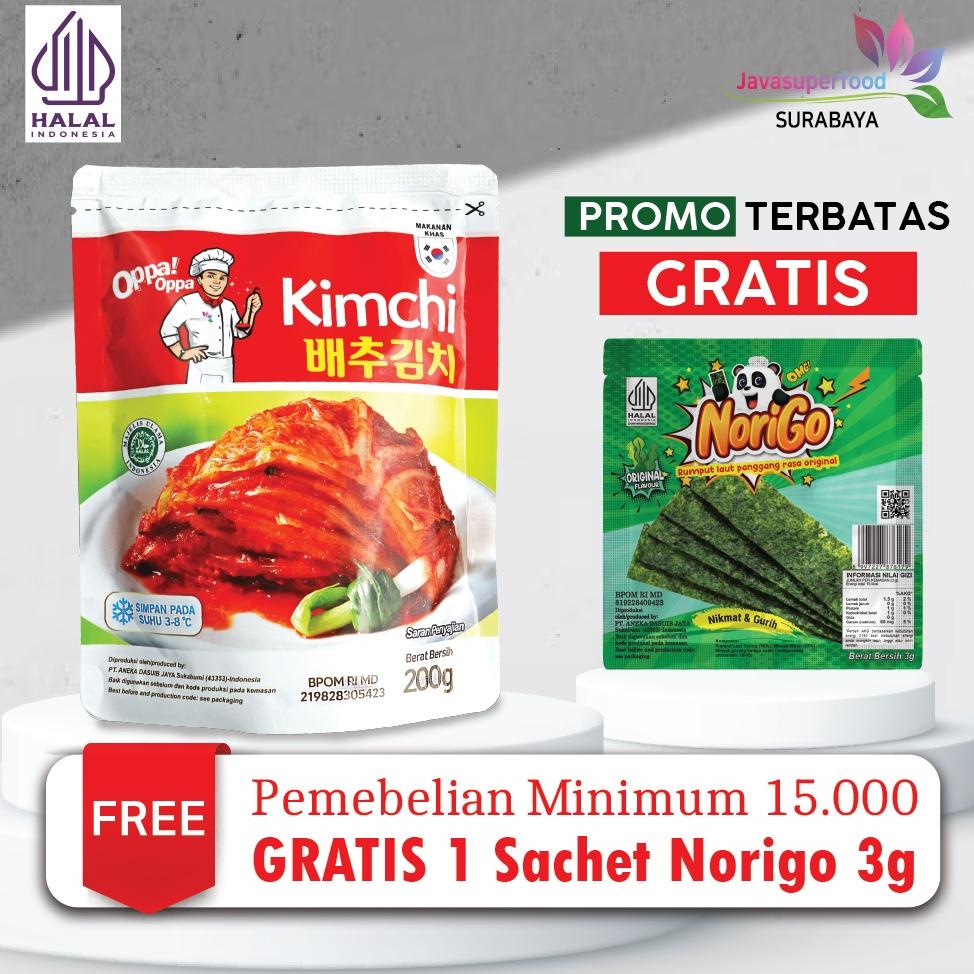 

GROSIR_JAKARTA KIMCHI Sawi Fresh / Kimchi Halal / Kimchi Korea 200G - Makanan Korea