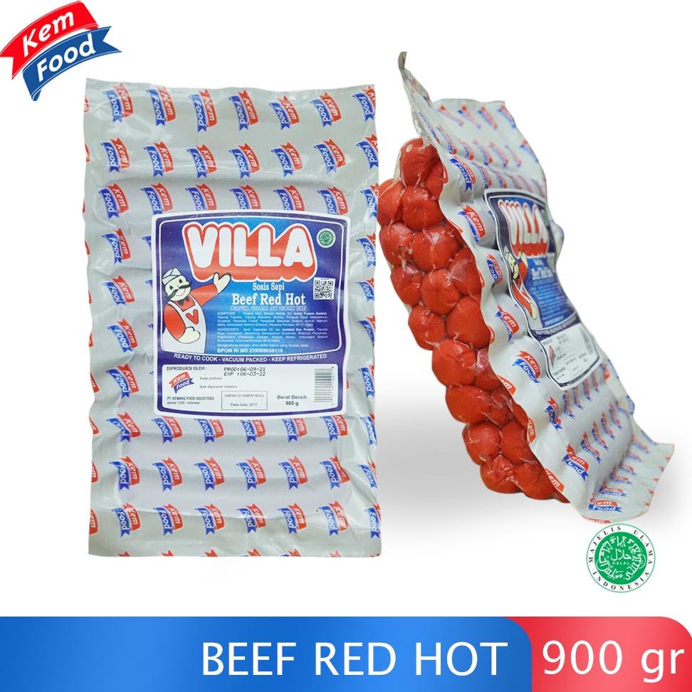 

Free Ongkir/ Villa Sosis Sapi - Beef Red Hot 900 gr