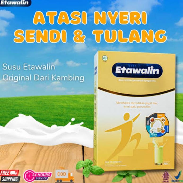 

Jangan Sampai Kehabisan!!!❄️ [TERLARIS] ETAWALIN Asli 200gr Susu Kambing Etawa Atasi Masalah Nyeri Sendi & Menjaga Kesehatan Tulang 100% Original.