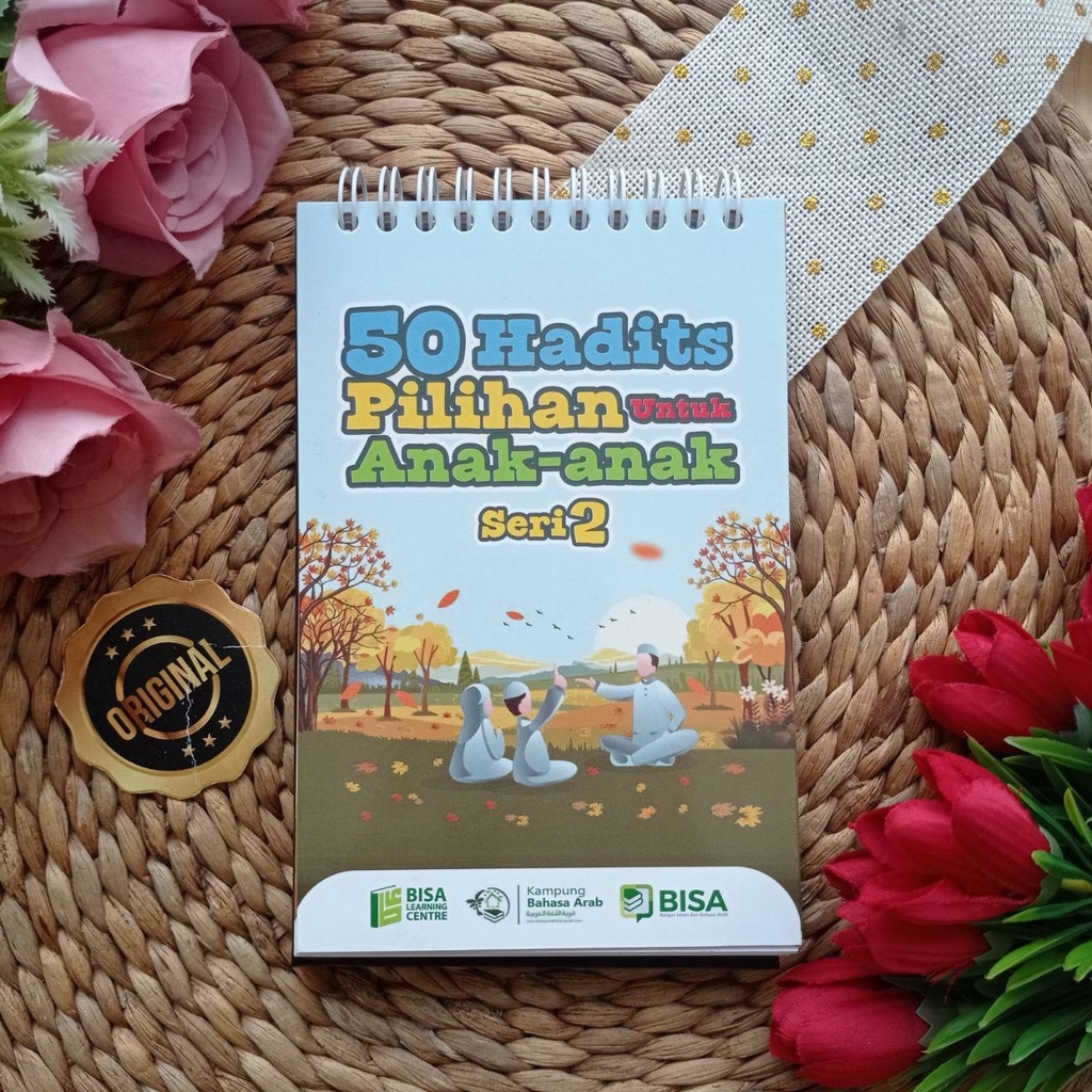 Buku 50 Hadits Pilihan Untuk Anak Model Kalender Duduk Spiral