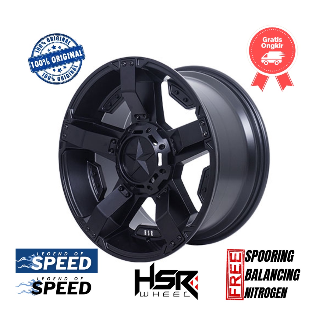 Velg HSR Ring 18 RASTA2 ( Jeep, Rubicon, HRV, CRV, Juke Dll )