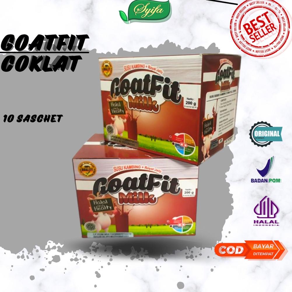 

『Perdana』 Susu Kambing Etawa plus royal jelly Goatfit Milk 10 SACHET / Goat Fit