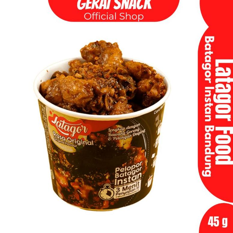 

⚡TOK SIAP 【COD Latagor Batagor Kering Instan Cukup Tinggal Seduh Lengkap dengan Bumbu Instan (45gr)
