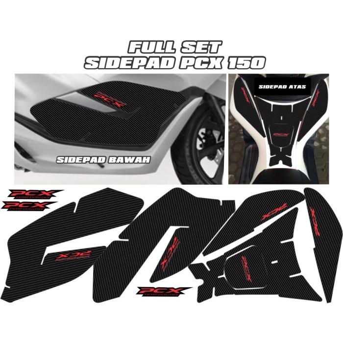 STICKER TANKPAD SIDEPAD FULL SET HONDA PCX 150 ALL HONDA PCX 150