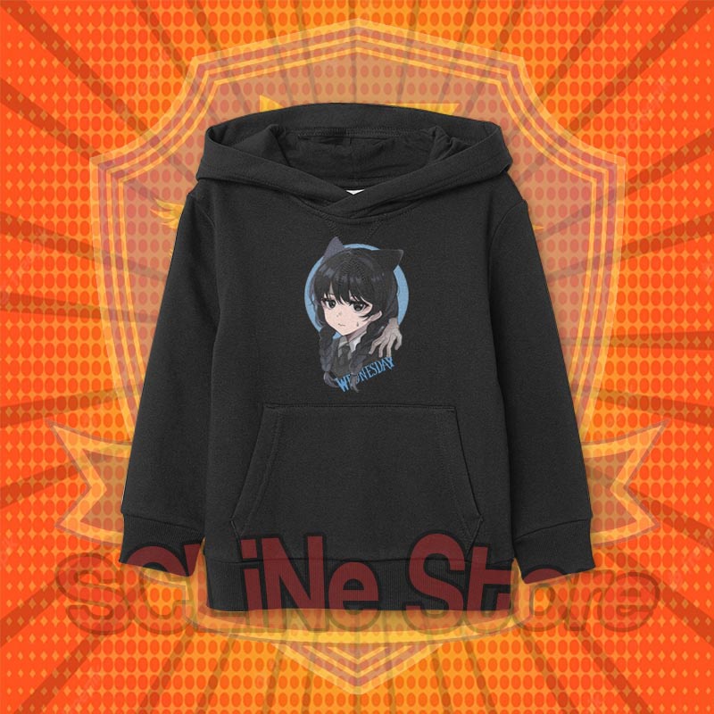 Jaket Anak Sweater Hoodie Anak Wednesday The Addams