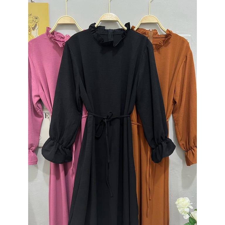 Cherry _ maxi dress rempel | gamis korean style | long tunik