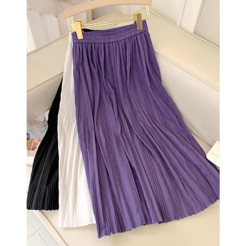 Cherry_ 128 | pleated skirt cabang lidi terbaru | rok panjang wanita | rok wanita muslim