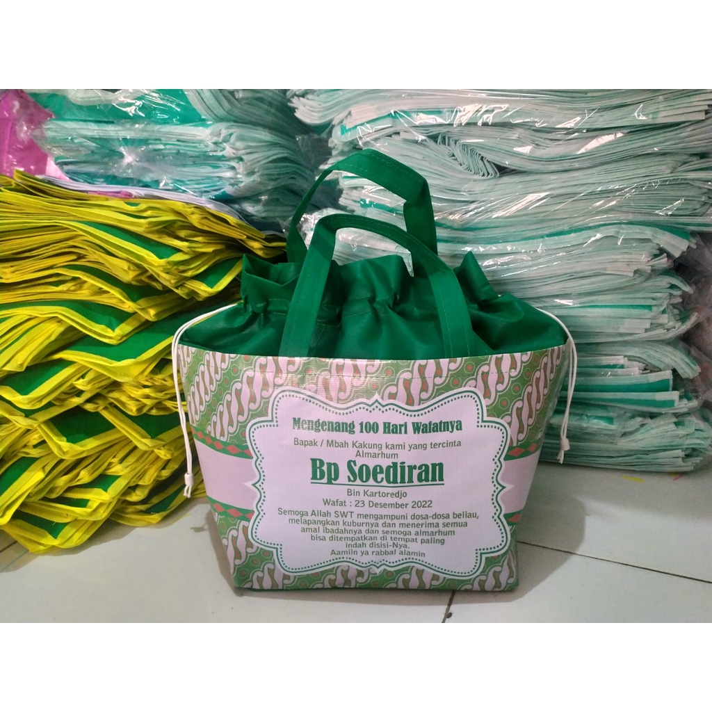 FREE DESAIN / TAS BERKAT UNTUK HAJATAN / TAS SYUKURAN / TAS TAHLILAN