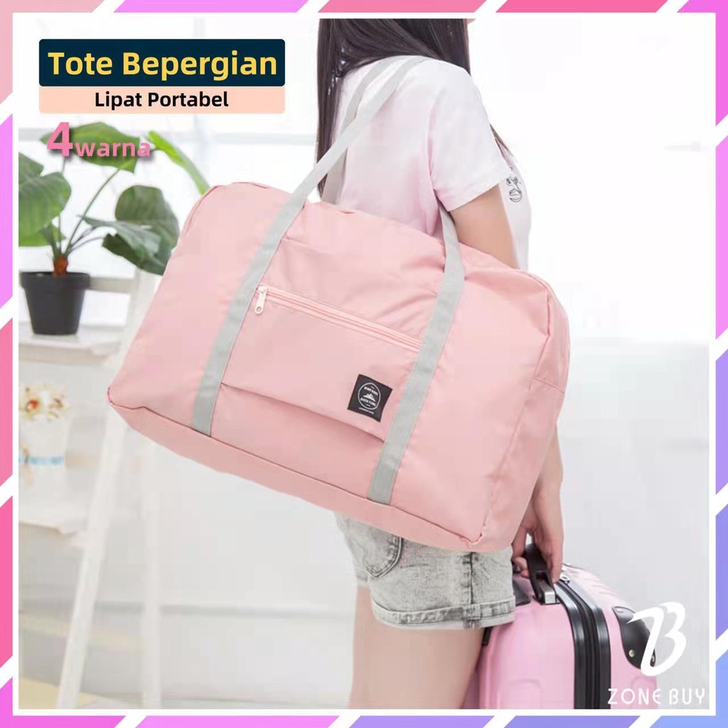 Tote Pemenuhan Lipat Portabel / TOTE BAG / Tas Lipat / TAS BELANJA LIPAT
