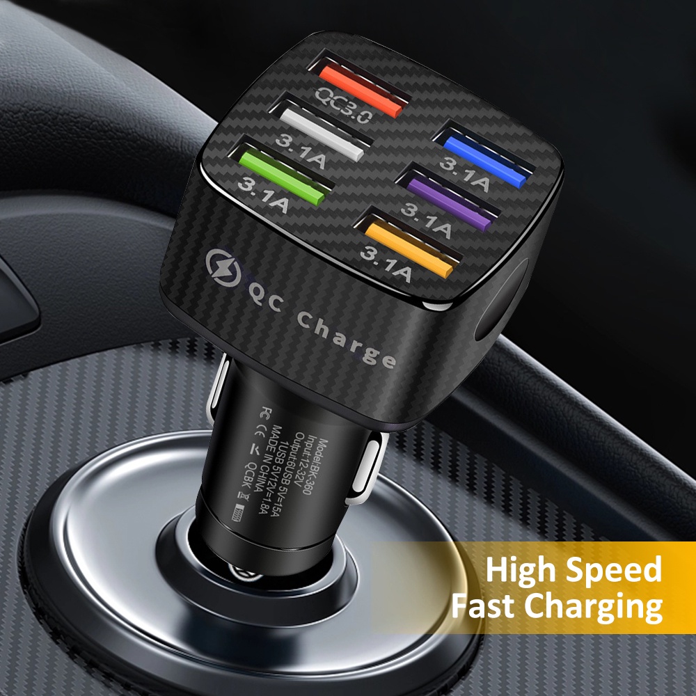 [RESTOCK] Mobeo Car Charger QC 3.0 With 2/4/6 USB Port