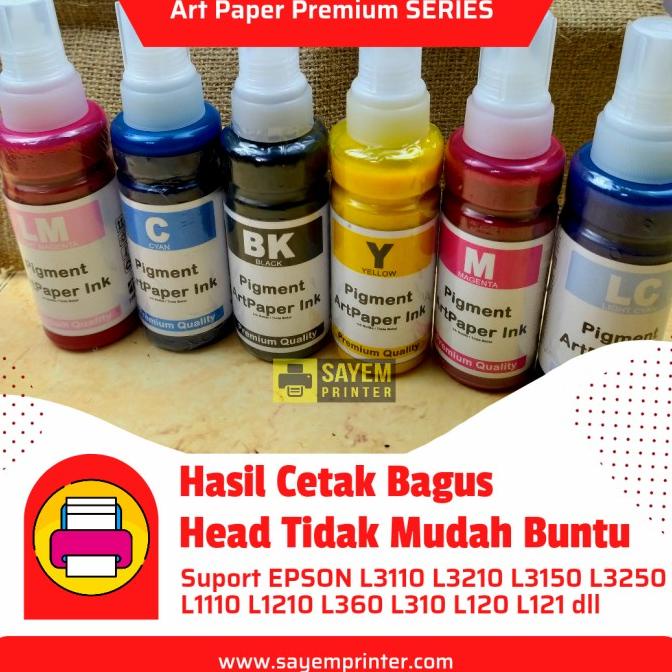 :<:<:<:<] Tinta Art Paper Epson Pigment L120 L310 L360 L1110 L3110 L1300 Solnce