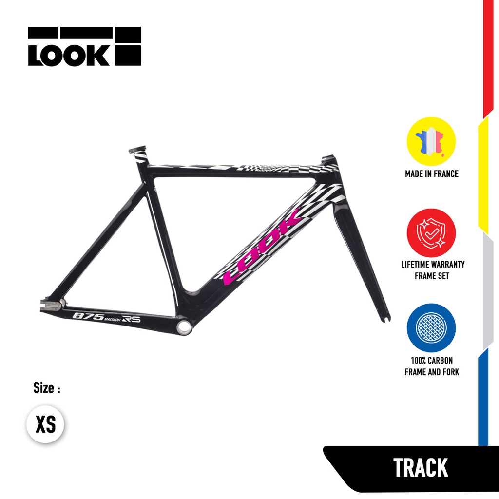 LOOK Frame Road Bike Rangka Sepeda 875 Madison RS Fixie Critt XS