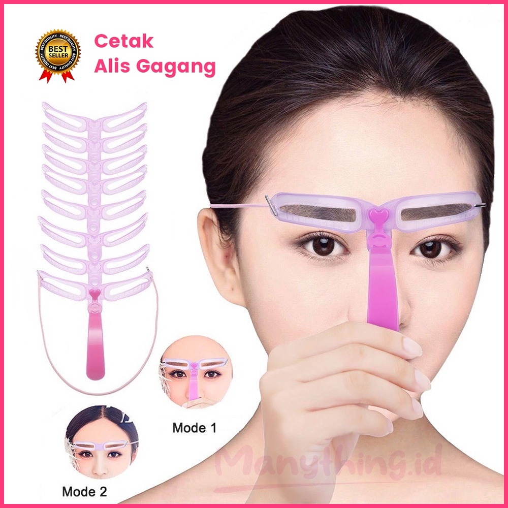 Cetakan Alis Gagang isi 1 Pcs / Alat Cetak Alis / Eyebrow Template / Pensil Alis / Cetakan Alis Gagang