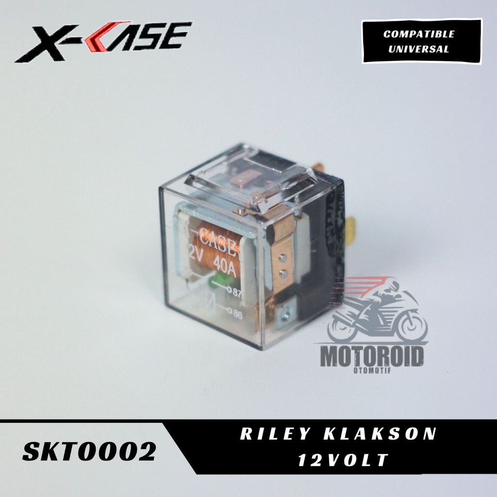 RELAY KLAKSON TRANSPARANT 12 VOLT UNIVERSAL HARGA SATUAN