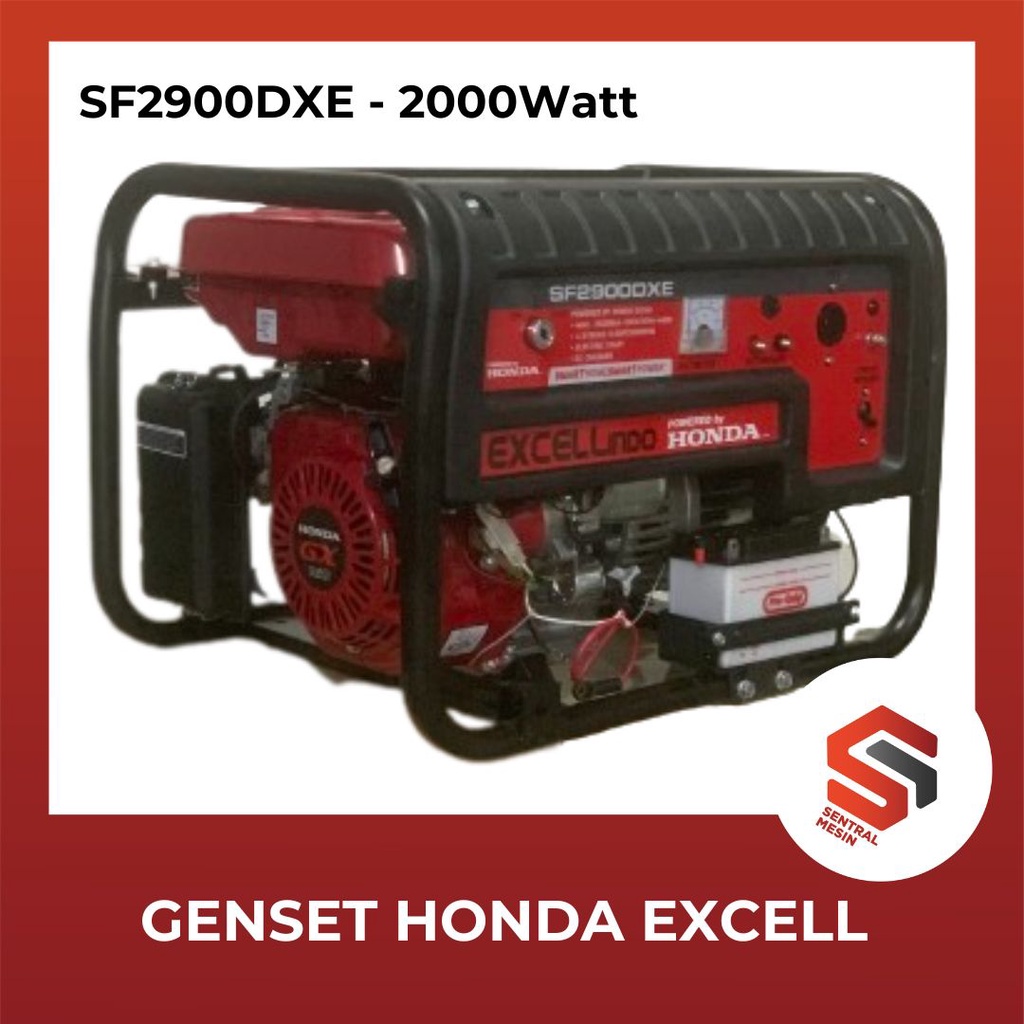 Genset Honda Excell SF 2900 DXE - 2000Watt