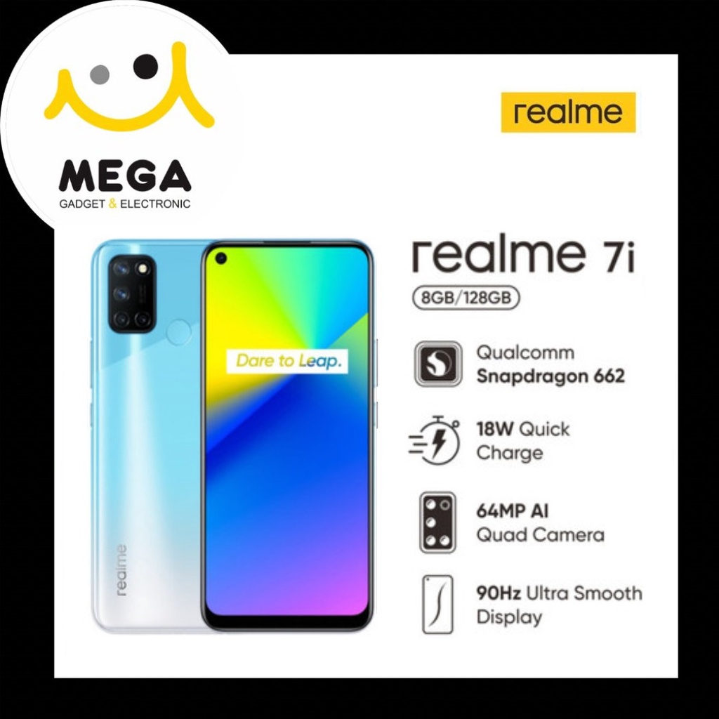 Realme 7i 8GB + 128GB Garansi Resmi Realme Indonesia