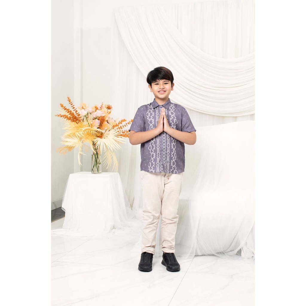 PO KHALISA FAMILY SET KOKO ANAK PURPLE M BY JAVINA