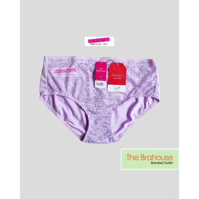 Celana Dalam Renda Wanita Panty Lace Original The Brahouse Boxshort B02-1314 Size L XL