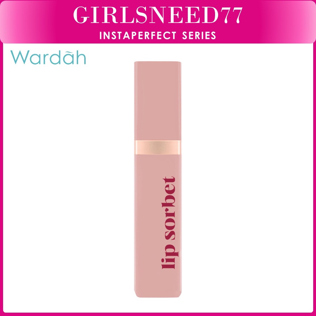 BARU! Wardah Instaperfect Litesplash Lip Sorbet 4.2 g - Ringan, Vegan, Stain