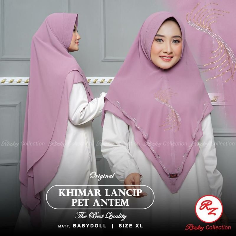 KHIMAR CERUTY BABYDOLL PAYET BY RIZKY COLLECTION