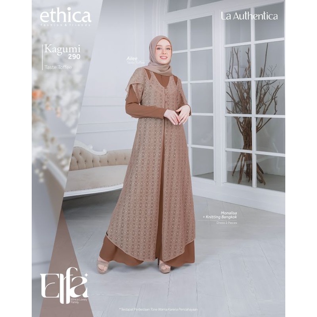 Ethica Elfa 290 Taste Toffee Kagumi 290 Kahfi 276 Kagumi Kids 142 Kahfi Kids 197 Baju Muslim Gamis Sarimbit Keluarga Family Series Terbaru Ori Lebaran 2023